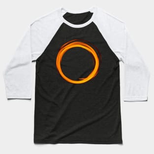 Fire Glow Circle Baseball T-Shirt